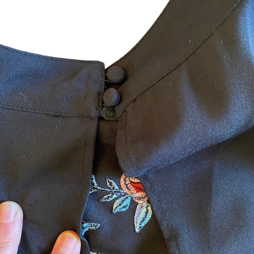 EUC ASOS Design Embroidered Mini Dress - Picture 8 of 8